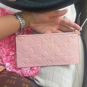 Louis Vuitton Blush Pink Monogram Clutch